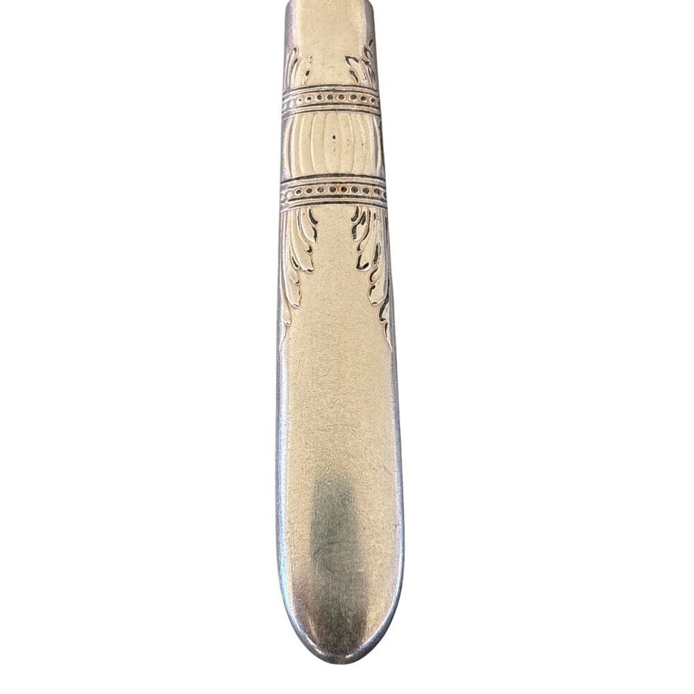 1847 Rogers 1910 Queen Ann/St. Moritz Silver Plate Blunt Knives 9.25" Lot of 5 - Picture 6 of 7